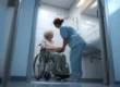u9896718285 Healthcare worker assisting elderly woman