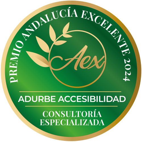 AEX 2024 sello Adurbe Accesibilidad Personalizado AEX 2024 sello Adurbe Accesibilidad Personalizado